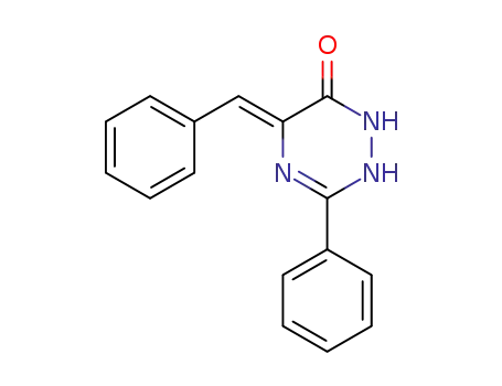1,2,4-Triazin-6(1H)-one, 2,5-dihydro-3-phenyl-5-(phenylmethylene)-