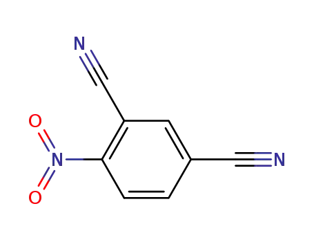 Molecular Structure of 52054-41-8 (1,3-Benzenedicarbonitrile, 4-nitro-)