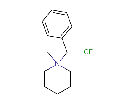 Molecular Structure of 13127-28-1 (N-Benzyl-N-methylpiperidinium chloride)