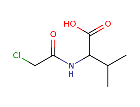 2-[(2-chloroacetyl)amino]-3-methyl-butanoic acid cas  4090-17-9