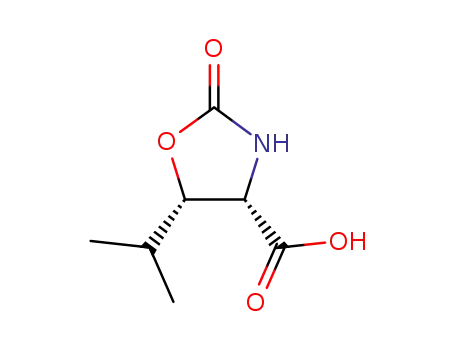 4-Oxazolidinecarboxylicacid,5-(1-methylethyl)-2-oxo-,(4S-cis)-(9CI)