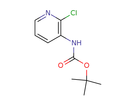 Molecular Structure of 209798-48-1 (tert-butyl (2-chloropyridin-3-yl)carbamate)