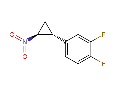 trans-(1S,2R)-2-(3,4-difluorophenyl)-1-nitrocyclopropane