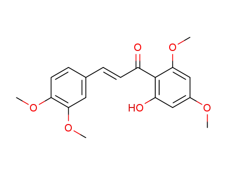 Molecular Structure of 114021-60-2 (2'-hydroxy-3,4,4',6'-tetramethoxychalcone)