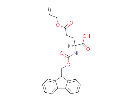 Molecular Structure of 133464-46-7 (Fmoc-Glu(OAll)-OH)
