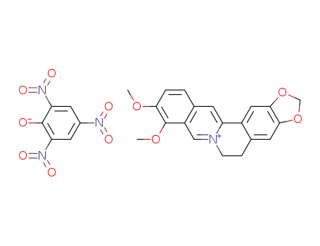 Molecular Structure of 11048-58-1 (berberinium; picrate)