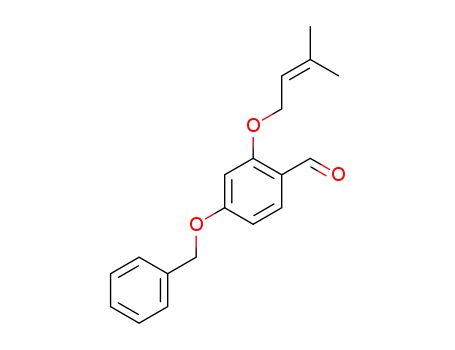 4-(Benzyloxy)-2-[(3-methyl-2-buten-1-yl)oxy]benzaldehyde