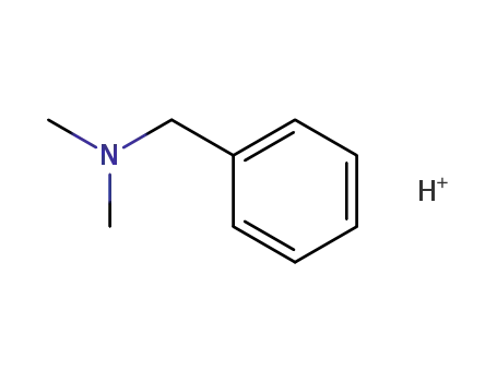 Molecular Structure of 54061-38-0 (N,N-dimethylbenzylammonium ion)