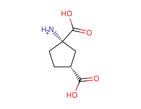 (+/-)-1-아미노사이클로펜탄-트랜스-1,3-디카르복실산