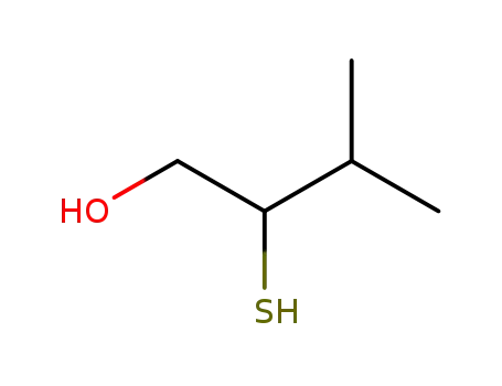 Molecular Structure of 116229-37-9 (1-Butanol, 2-mercapto-3-methyl-)