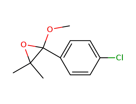 Molecular Structure of 33000-65-6 (Oxirane, 2-(4-chlorophenyl)-2-methoxy-3,3-dimethyl-)