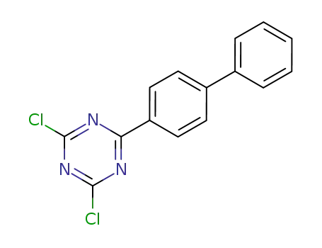 Molecular Structure of 10202-45-6 (2-(4-Biphenylyl)-4,6-dichloro-1,3,5-triazine)