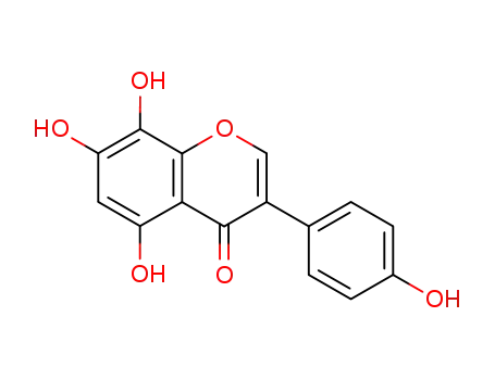 Molecular Structure of 13539-27-0 (8'-HYDROXYGENISTEIN)