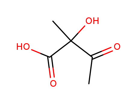 Molecular Structure of 918-44-5 (2-Hydroxy-2-methyl-3-oxobutanoicacid)