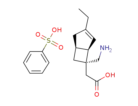Molecular Structure of 1138245-21-2 (Mirogabalin besylate)