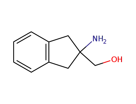 Molecular Structure of 136834-85-0 ((2-AMINO-INDAN-2-YL)-METHANOL)