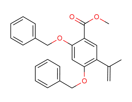 methyl 2,4-bis-benzyloxy-5-isopropenylbenzoate
