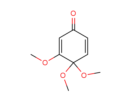 Molecular Structure of 64701-03-7 (3,4,4-TRIMETHOXY-2,5-CYCLOHEXADIEN-1-ONE)
