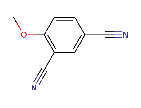 Molecular Structure of 22433-92-7 (1,3-Benzenedicarbonitrile, 4-methoxy-)