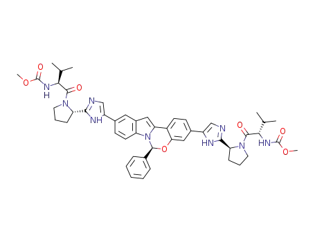 Molecular Structure of 1370468-36-2 (Elbasvir)