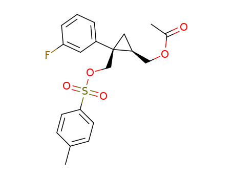 1,2-Cyclopropanedimethanol, 1-(3-fluorophenyl)-, 2-acetate 1-(4-methylbenzenesulfonate), (1S,2R)-
