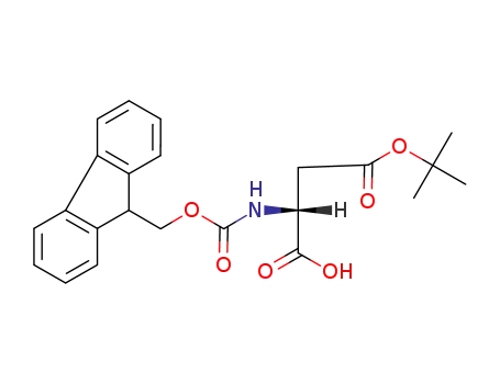 Molecular Structure of 112883-39-3 (Fmoc-D-Aspartic acid beta-tert-butyl ester)