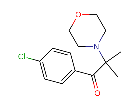 1-Propanone, 1-(4-chlorophenyl)-2-methyl-2-(4-morpholinyl)-