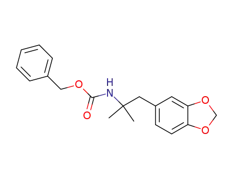 Molecular Structure of 81279-27-8 (1-<N-(benzyloxycarbonyl)amino>-1,1-dimethyl-2-<3,4-(methylenedioxy)phenyl>ethane)