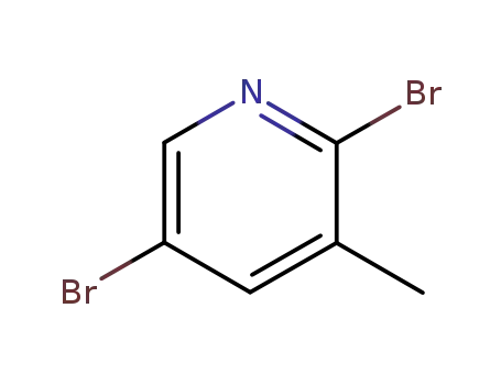 Molecular Structure of 141315-43-7 (2,5-dibroMo-3-Methylpyridine)