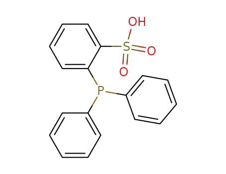 Molecular Structure of 111864-25-6 (Benzenesulfonic acid, 2-(diphenylphosphino)-)