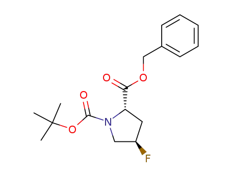 1,2-Pyrrolidinedicarboxylic acid, 4-fluoro-, 1-(1,1-dimethylethyl)
2-(phenylmethyl) ester, (2S,4R)-