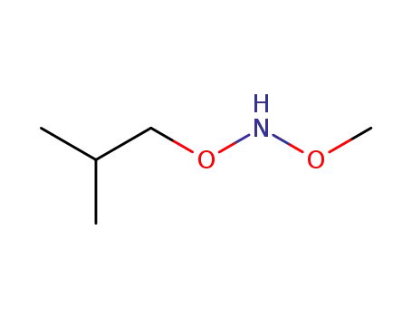 Molecular Structure of 88470-28-4 (Hydroxylamine, N-methoxy-O-(2-methylpropyl)-)