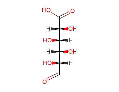 Molecular Structure of 576-37-4 (glucuronic acid)
