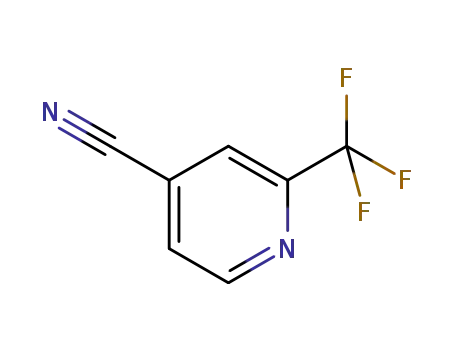 Molecular Structure of 916210-02-1 (2-Trifluoromethyl-isonicotinonitrile)