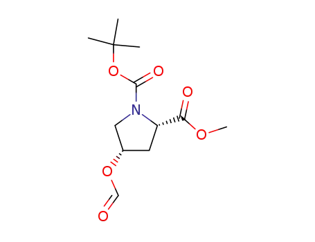 (2S,4S)-1-t-butoxycarbonyl-4-formyloxy-2-methoxycarbonylpyrrolidine