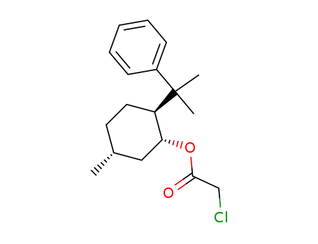 Molecular Structure of 71804-27-8 ((+)-8-PHENYLMENTHYL CHLOROACETATE)