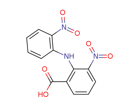 Benzoic acid, 3-nitro-2-[(2-nitrophenyl)amino]-
