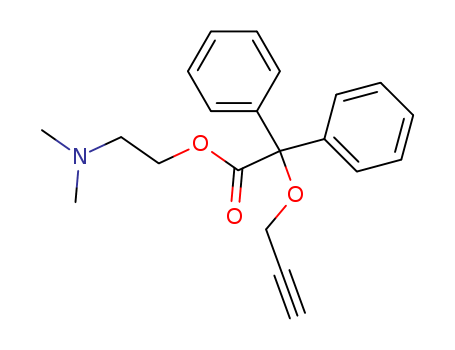 2-(dimethylamino)ethyl 2,2-diphenyl-2-prop-2-ynoxyacetate