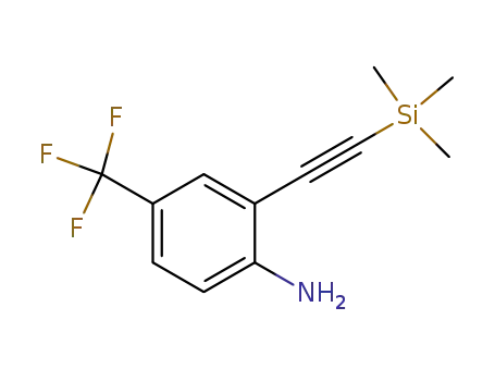 2-(2-trimethylsilylethynyl)-4-trifluoromethylaniline