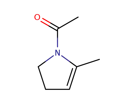 Molecular Structure of 267899-36-5 (1H-Pyrrole,1-acetyl-2,3-dihydro-5-methyl-(9CI))