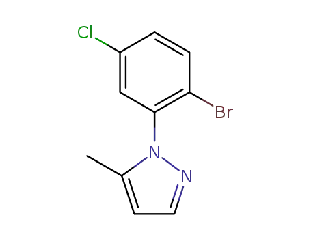 1-(2-bromo-5-chlorophenyl)-5-methyl-1H-pyrazole