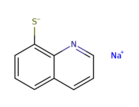 Molecular Structure of 2801-16-3 (SODIUM QUINOLINE-8-THIOLATE)