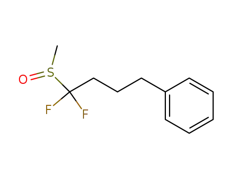 methyl 4-phenyl-1,1-difluoro-1-butyl sulfoxide