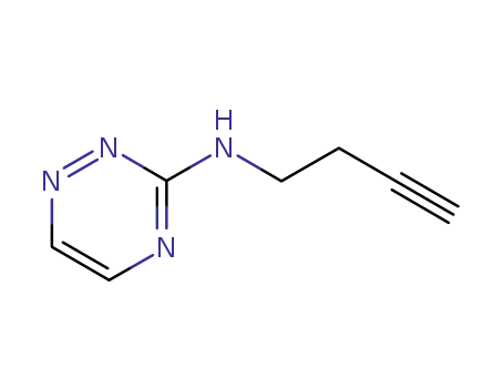 1,2,4-Triazin-3-amine, N-3-butynyl-
