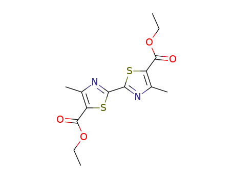 Molecular Structure of 3944-31-8 (diethyl 4,4?-dimethyl-2,2?-bithiazole-5,5?-dicarboxylate)