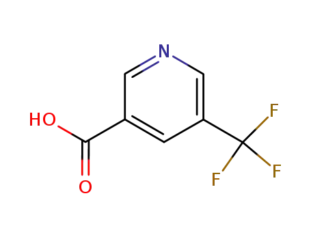 Molecular Structure of 131747-40-5 (5-(Trifluoromethyl)nicotinic acid)