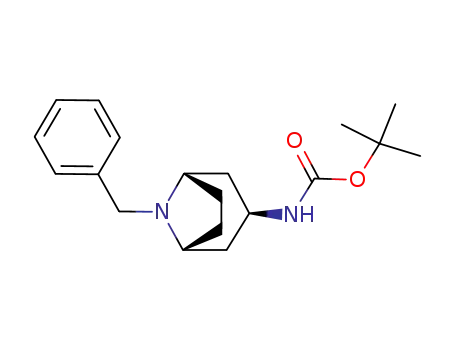 endo-3-<<(1,1-dimethylethoxy)carbonyl>amino>-8-benzyl-8-azabicyclo<3.2.1>octane
