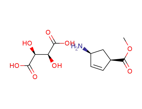 (1R,4S) 메틸 4-아미노사이클로펜트-2-엔-1-카르복실레이트 D-타르타르산염