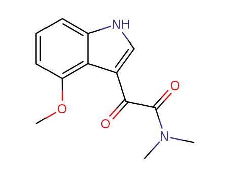 (4-methoxy-indol-3-yl)-glyoxylic acid dimethylamide
