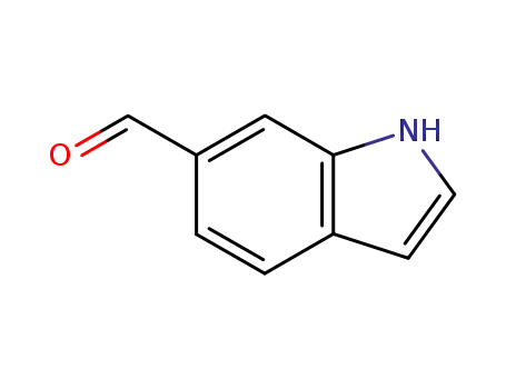 Molecular Structure of 1196-70-9 (Indole-6-carboxaldehyde)